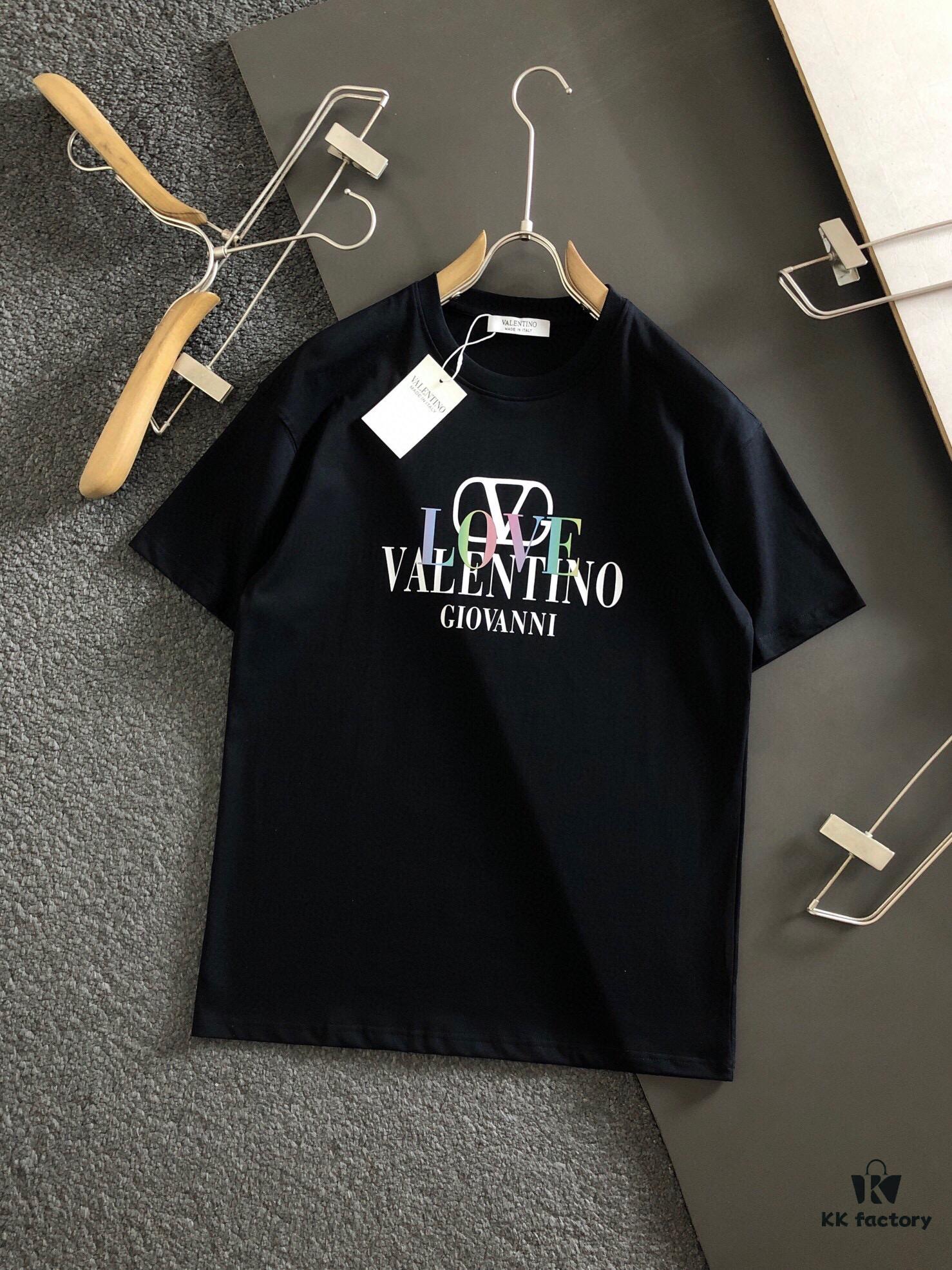 6931a486ccd8ab3d7af98d3c Valentino 2025 Latest Print Short Sleeve T-Shirt, High-Quality Cabinet Original Order, Top-Tier Craftsmanship with Imported Fabric