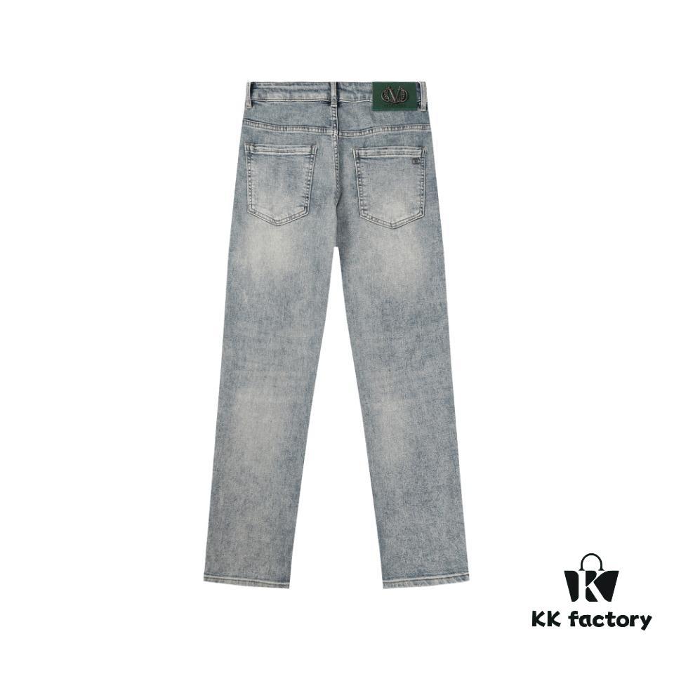 6931a486ccd8ab3d7af98d3e Valentino VL 2024 Official Website High-End New Arrival Bull Denim Jeans, 100% Original Order, Stylish and Versatile Must-Have for Men
