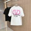 6931a488ccd8ab3d7af98d62 Valentino 2025 Spring/Summer New Arrival Round Neck Short Sleeve T-Shirt with Color-Lifted 3D Thick-Print Technology, Heavyweight 320g Double-Yarn Combed Cotton Fabric, Slightly Loose Unisex Fit