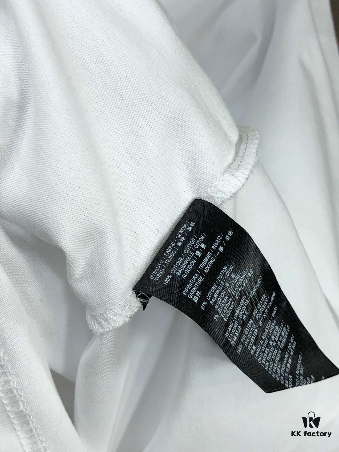 6931a488ccd8ab3d7af98d69 Valentino 2025 Spring/Summer New Arrival Round Neck Short Sleeve T-Shirt with Color-Lifted 3D Thick-Print Technology, Heavyweight 320g Double-Yarn Combed Cotton Fabric, Slightly Loose Unisex Fit