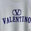 6931a488ccd8ab3d7af98d6e VALENTINO 2025 Spring Summer New Arrival Short Sleeve T-Shirt Heavyweight Cotton Flocked Logo