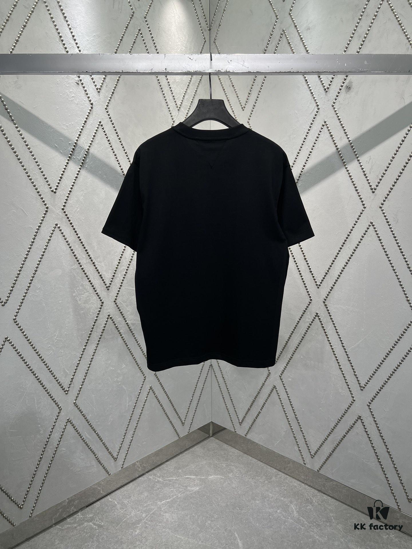 BV 25SS New Arrival Tech Cotton Knit Blend T-Shirt with Rabbit Art Print Unisex
