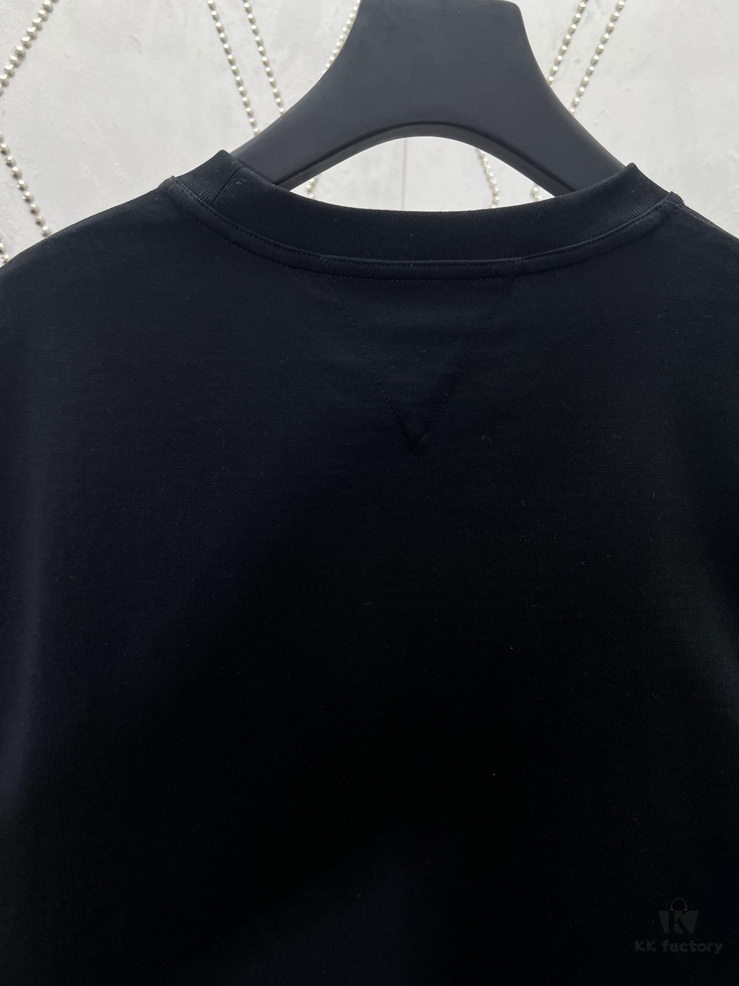 BV 25SS New Arrival Tech Cotton Knit Blend T-Shirt with Rabbit Art Print Unisex