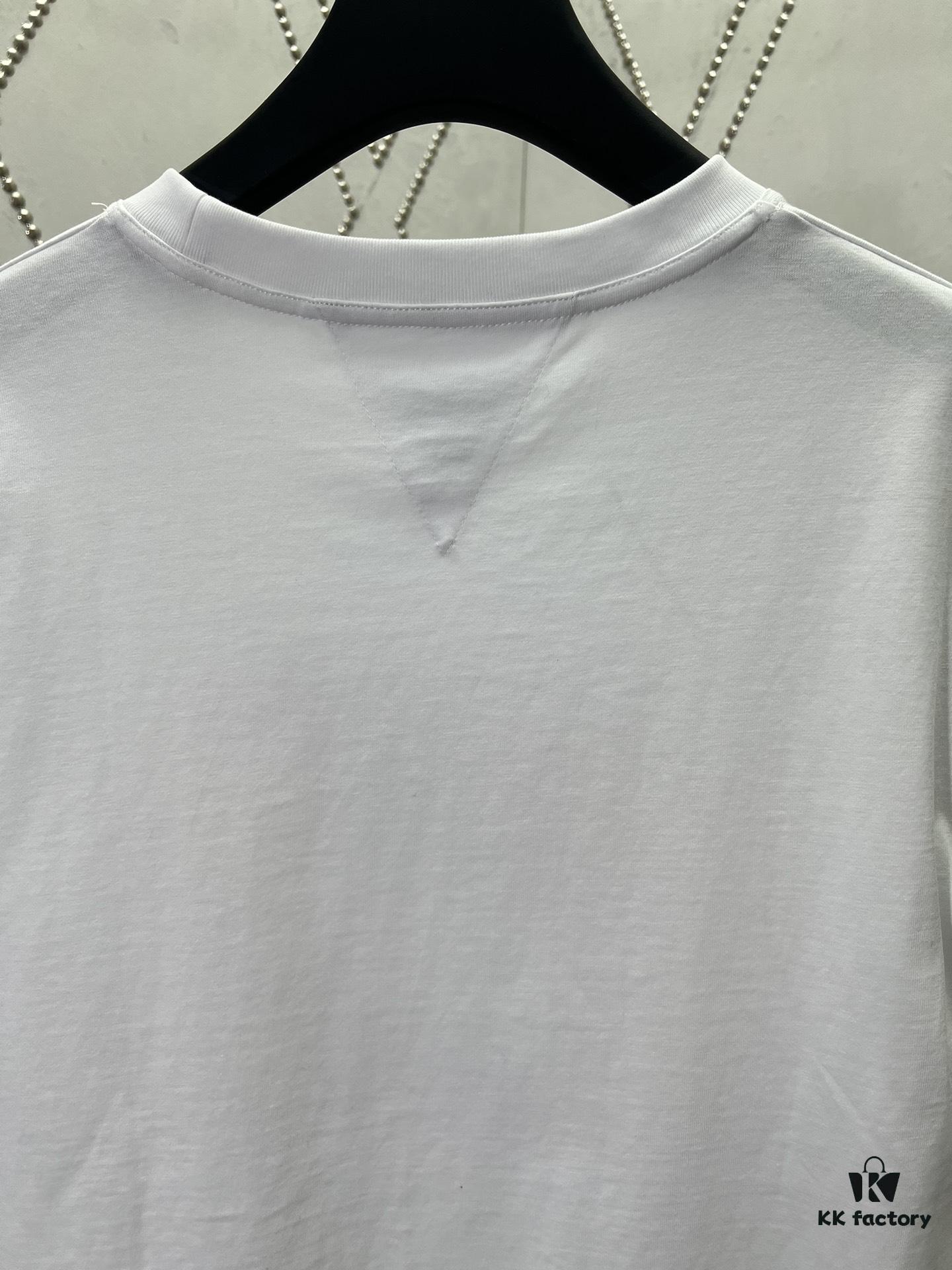 6931a48accd8ab3d7af98d8c BV 25SS New Arrival Tech Cotton Knit Blend T-Shirt with Rabbit Illustration Print, Unisex