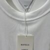 BV 25SS New Arrival Round Neck Cotton Matchstick Short Sleeve T-Shirt with Embroidery! Unisex