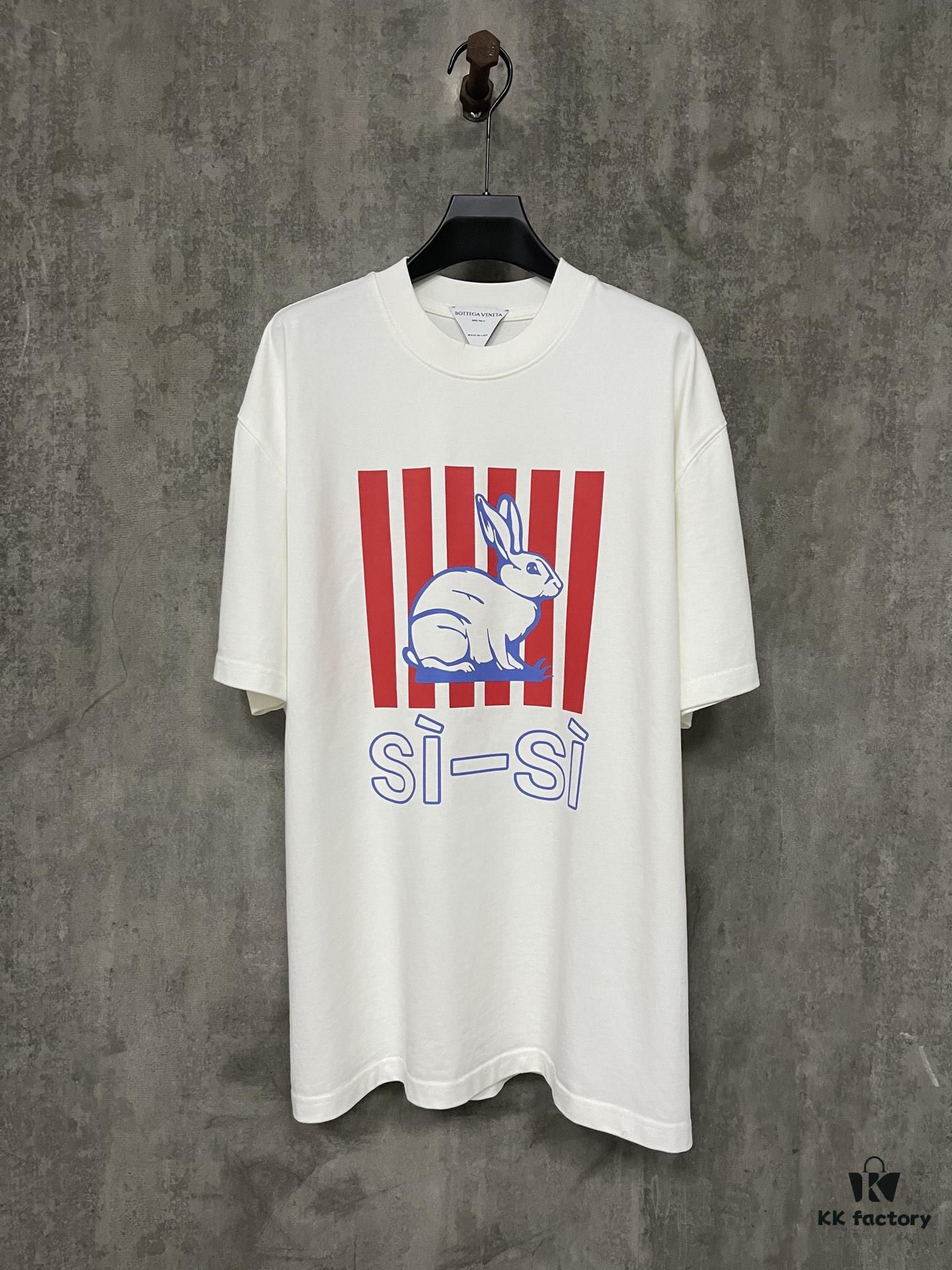 6931a48cccd8ab3d7af98daa Spring and Summer New Arrival Heavyweight 400g Short Sleeve T-Shirt with Bottega Veneta Animal Print