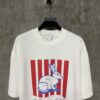 6931a48cccd8ab3d7af98dab Spring and Summer New Arrival Heavyweight 400g Short Sleeve T-Shirt with Bottega Veneta Animal Print