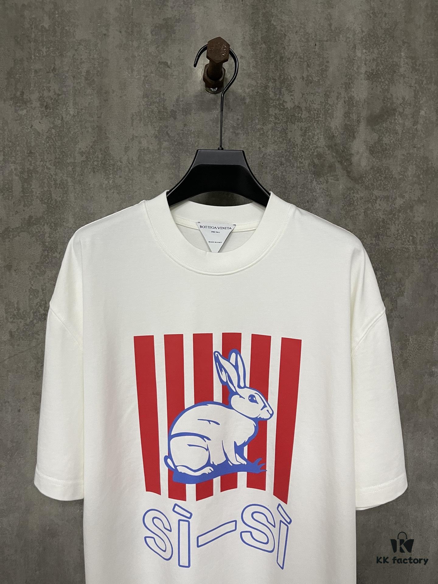 6931a48cccd8ab3d7af98dab Spring and Summer New Arrival Heavyweight 400g Short Sleeve T-Shirt with Bottega Veneta Animal Print