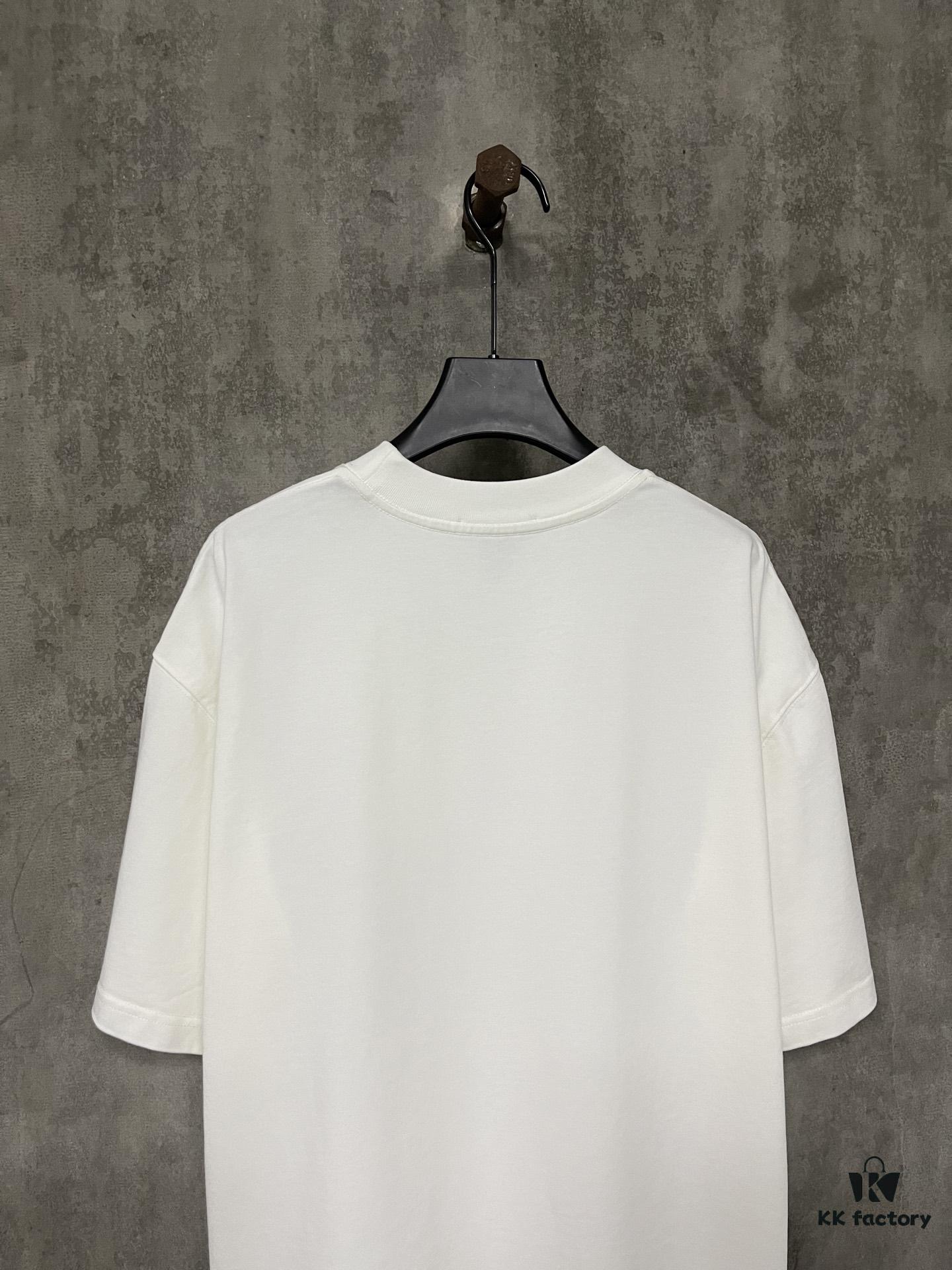 6931a48cccd8ab3d7af98dae Spring and Summer New Arrival Heavyweight 400g Short Sleeve T-Shirt with Bottega Veneta Animal Print