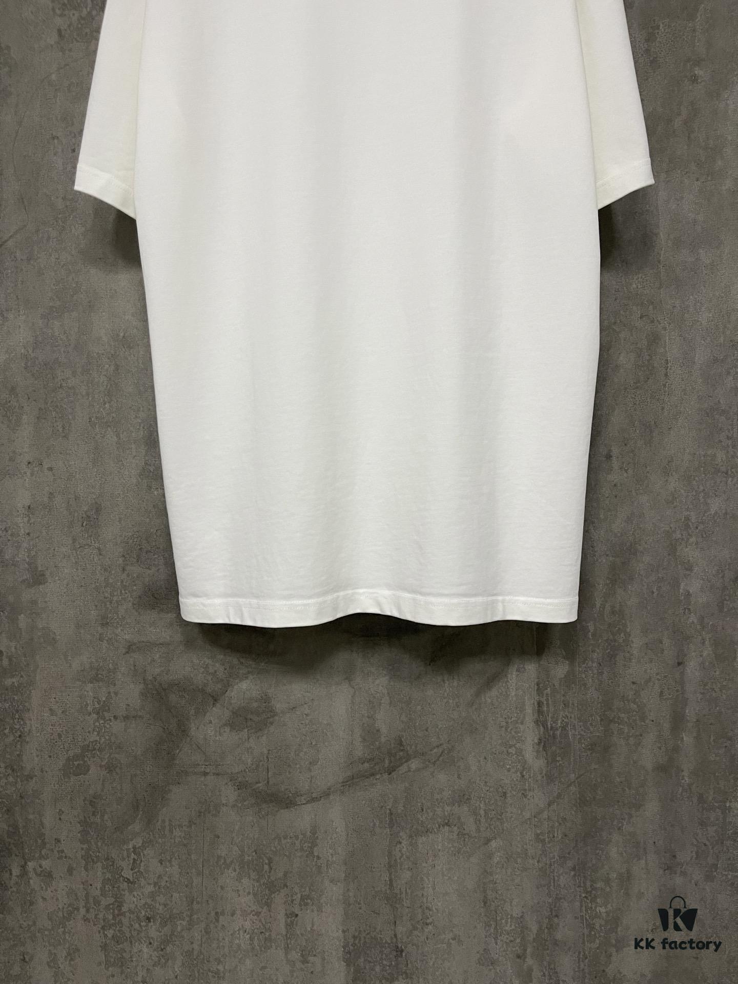 6931a48cccd8ab3d7af98daf Spring and Summer New Arrival Heavyweight 400g Short Sleeve T-Shirt with Bottega Veneta Animal Print
