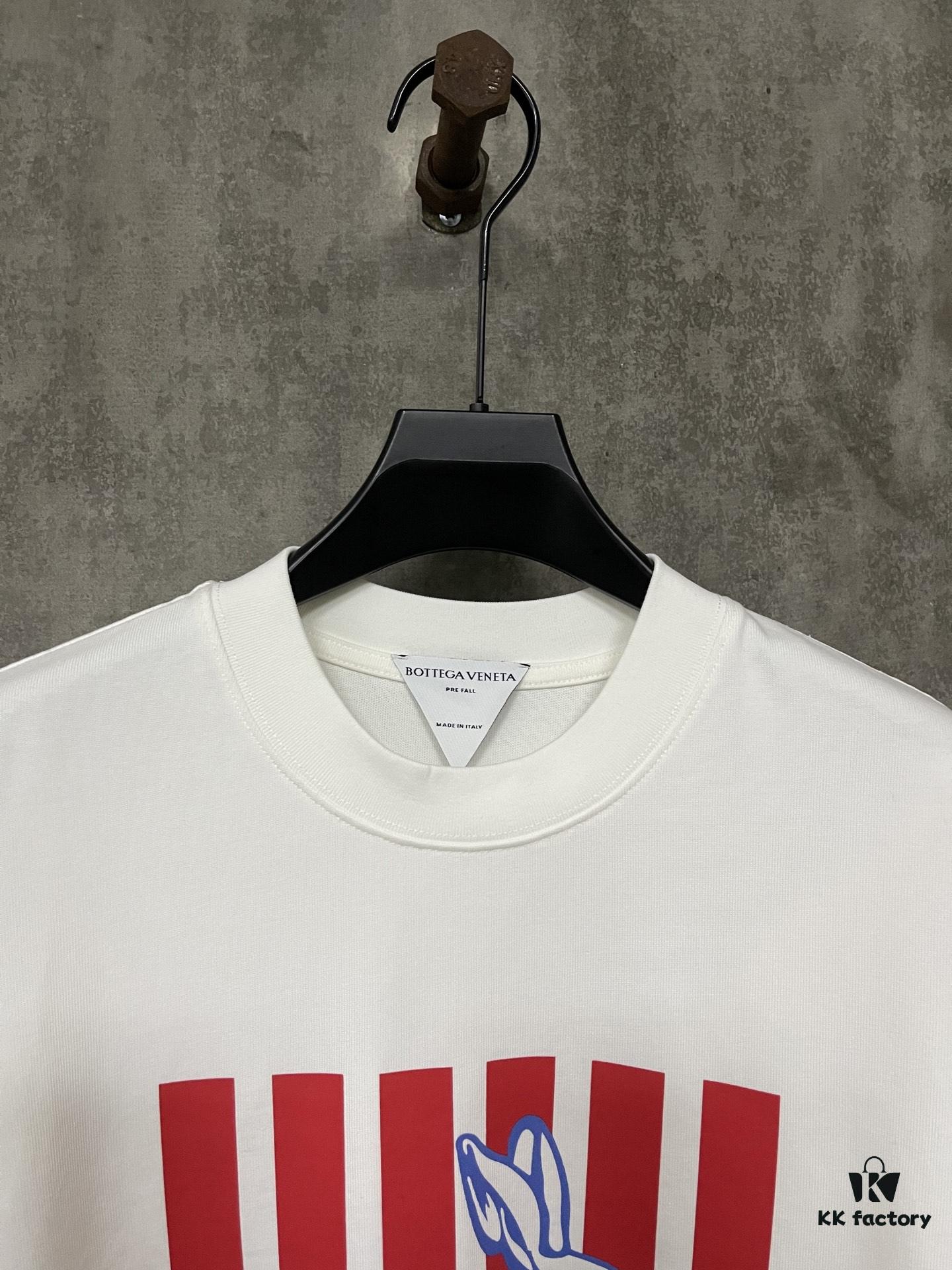 6931a48cccd8ab3d7af98db0 Spring and Summer New Arrival Heavyweight 400g Short Sleeve T-Shirt with Bottega Veneta Animal Print