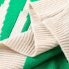 Bottega Veneta / BV 22SS Autumn-Winter New Round-Neck Wool Sweater, In-Store Exclusive Synchronized Release, Premium Quality with Tri-Color Panel Design