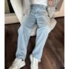 6931a495ccd8ab3d7af98e5f Bottega Veneta BV09 Unisex Mid-Rise Zippered Straight Jeans SS23 Solid Color Denim