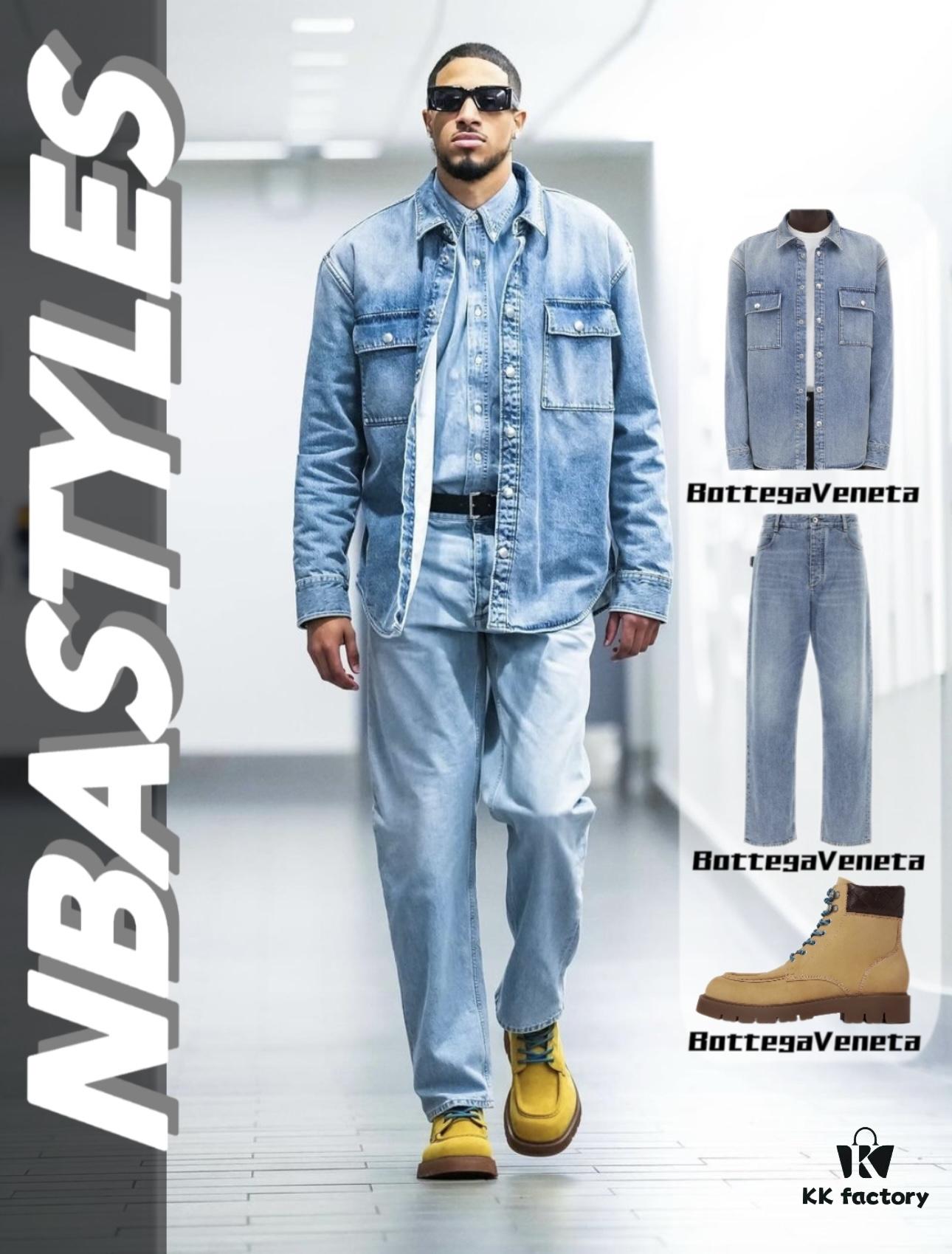 6931a496ccd8ab3d7af98e64 Bottega Veneta BV09 Unisex Mid-Rise Zippered Straight Jeans SS23 Solid Color Denim