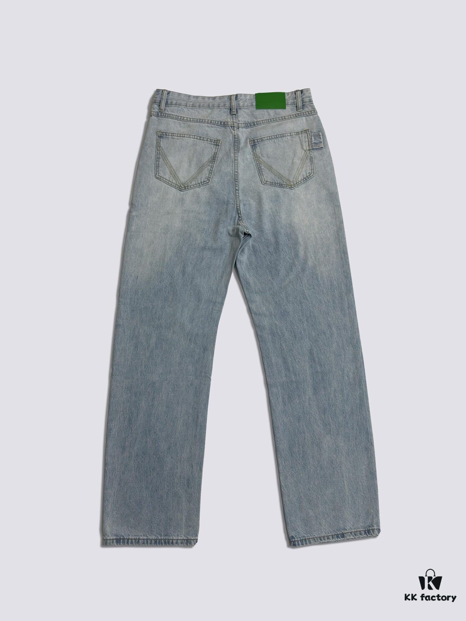 6931a497ccd8ab3d7af98e74 Bottega Veneta BV09 SS23 Solid Color Mid-Rise Zippered Straight Jeans - Unisex Denim