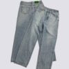6931a497ccd8ab3d7af98e77 Bottega Veneta BV09 SS23 Solid Color Mid-Rise Zippered Straight Jeans - Unisex Denim