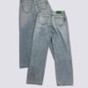 6931a497ccd8ab3d7af98e78 Bottega Veneta BV09 SS23 Solid Color Mid-Rise Zippered Straight Jeans - Unisex Denim