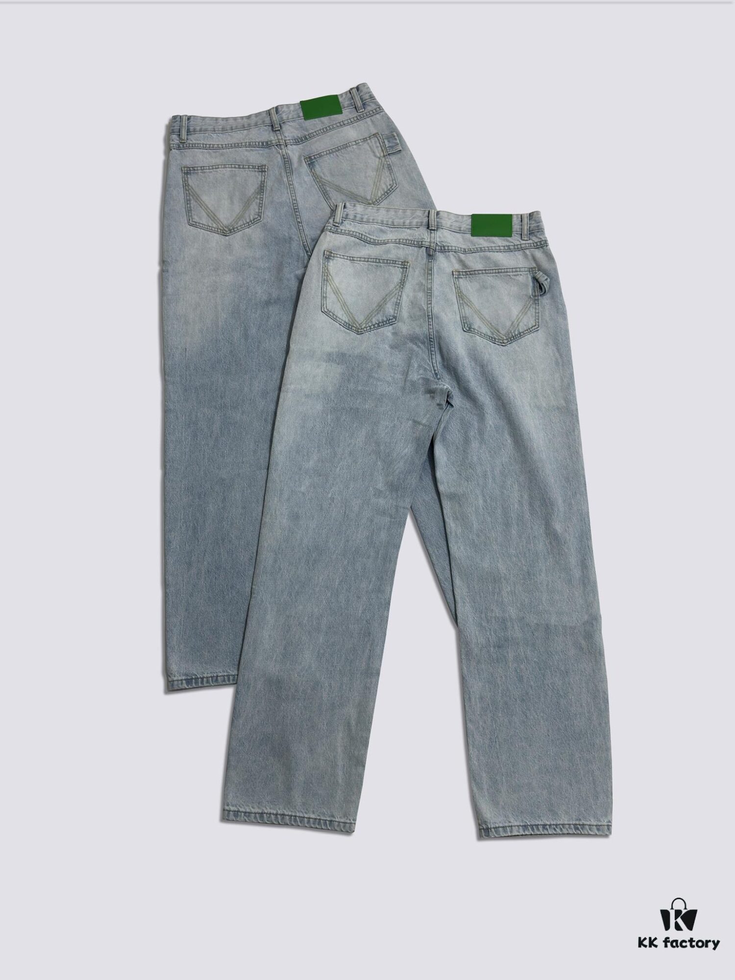 6931a497ccd8ab3d7af98e78 Bottega Veneta BV09 SS23 Solid Color Mid-Rise Zippered Straight Jeans - Unisex Denim