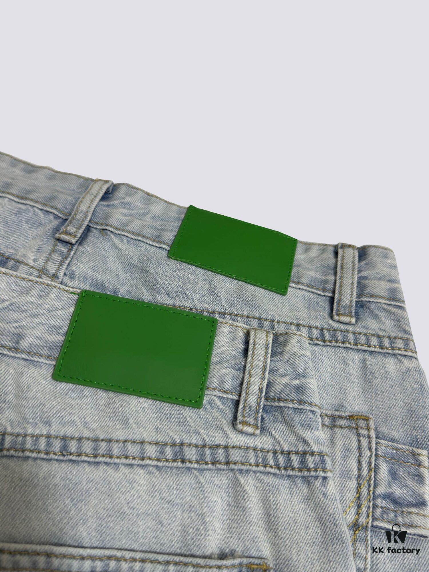 6931a497ccd8ab3d7af98e7b Bottega Veneta BV09 SS23 Solid Color Mid-Rise Zippered Straight Jeans - Unisex Denim