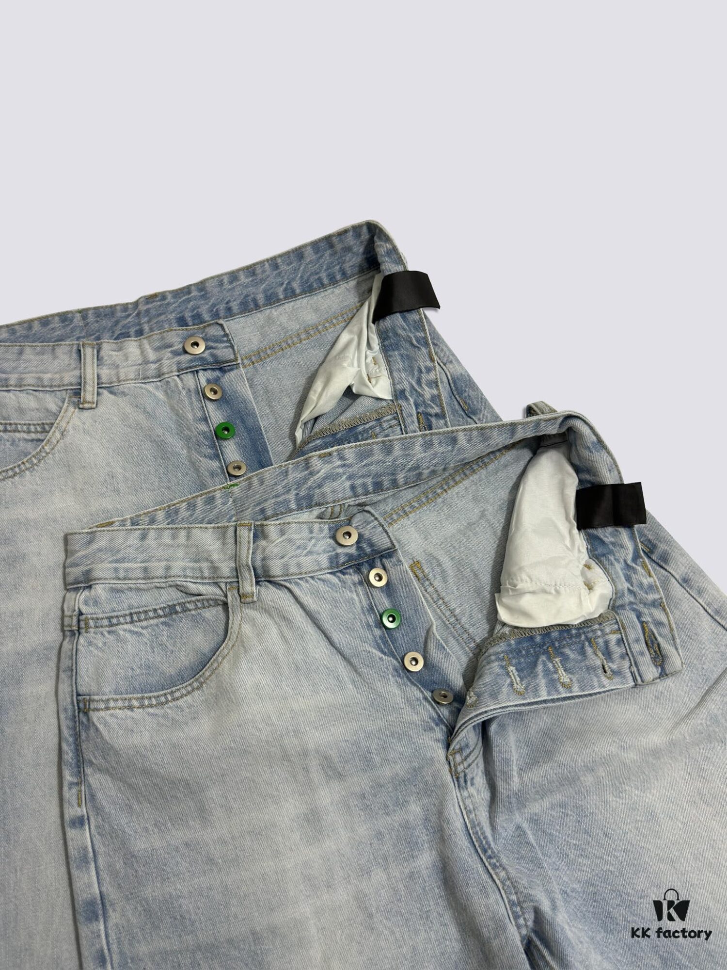 6931a497ccd8ab3d7af98e80 Bottega Veneta BV09 SS23 Solid Color Mid-Rise Zippered Straight Jeans - Unisex Denim