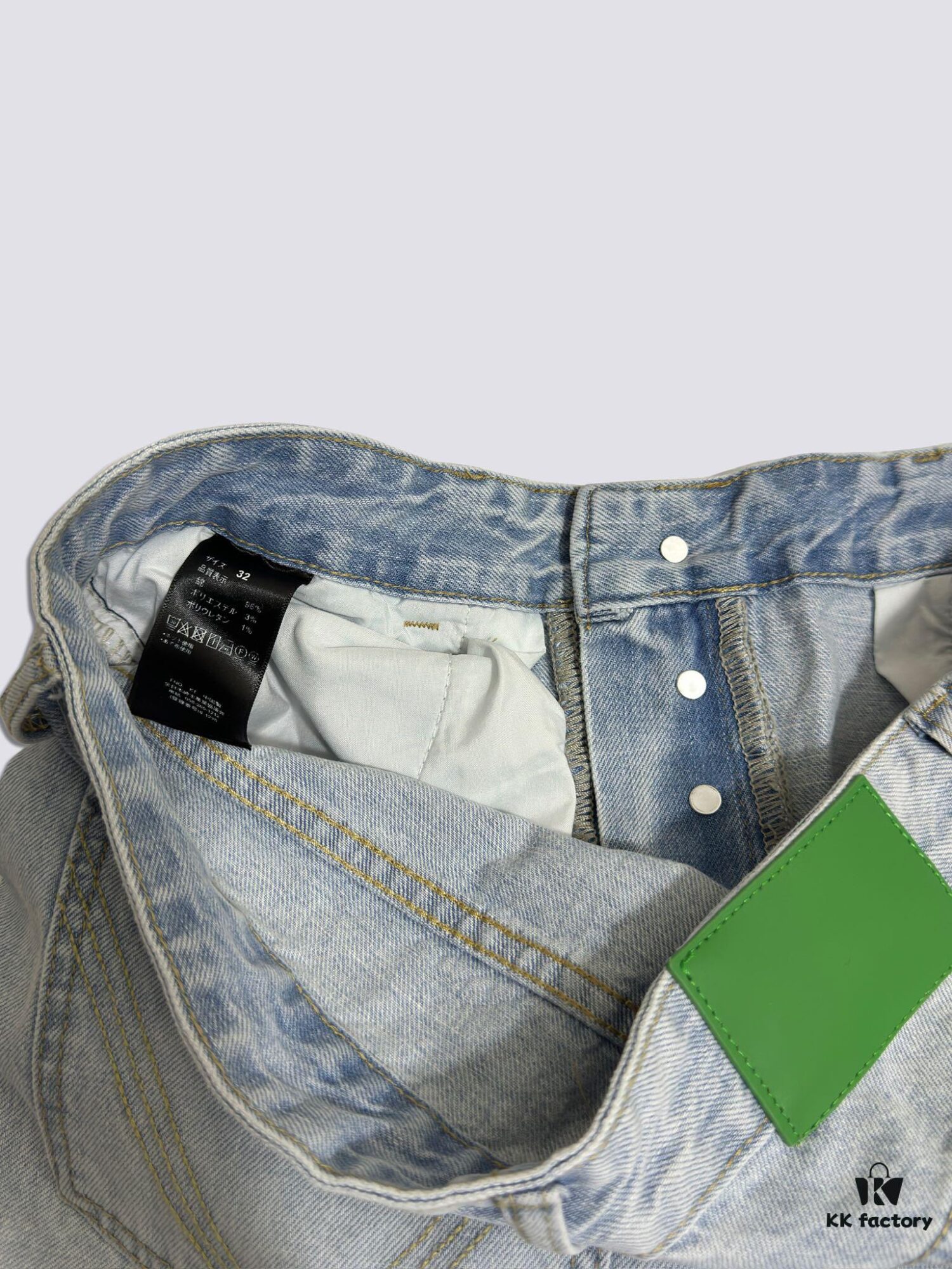 6931a497ccd8ab3d7af98e83 Bottega Veneta BV09 SS23 Solid Color Mid-Rise Zippered Straight Jeans - Unisex Denim