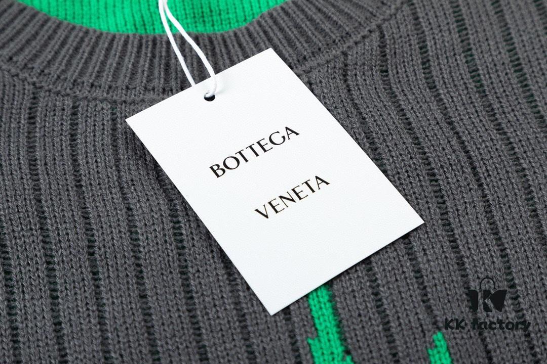 6931a49dccd8ab3d7af98e8f Bottega Veneta 22SS Autumn/Winter New Round-Neck Wool Sweater, Official Store Synchronized Release, Tri-Color Knit Design, High-End Fashion with Premium Quality
