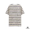 6931a4a1ccd8ab3d7af98ecd LF37 Summer New Arrival Streetwear LANVI Louvain Splatter Stripe Round Neck T-Shirt Unisex Short Sleeve, Custom-Woven 32-Single 100% Cotton Double-Yarn Plain Weave 250g