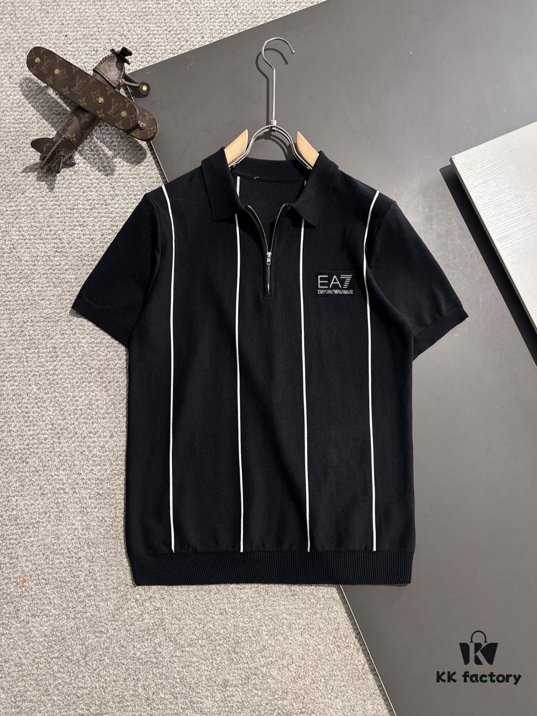 6931a4a2ccd8ab3d7af98ee7 High-Quality Armani 2025 Spring/Summer New Men's Lapel Short-Sleeve T-Shirt