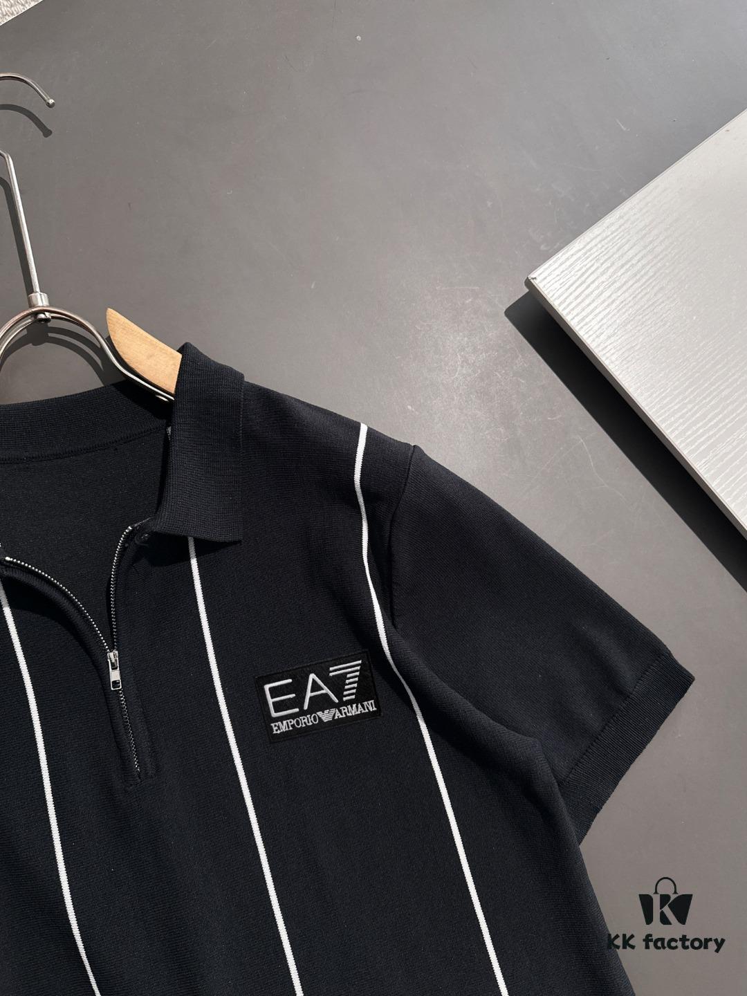 6931a4a2ccd8ab3d7af98ee8 High-Quality Armani 2025 Spring/Summer New Men's Lapel Short-Sleeve T-Shirt
