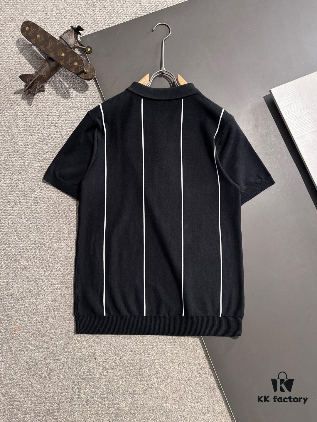 6931a4a3ccd8ab3d7af98eef High-Quality Armani 2025 Spring/Summer New Men's Lapel Short-Sleeve T-Shirt