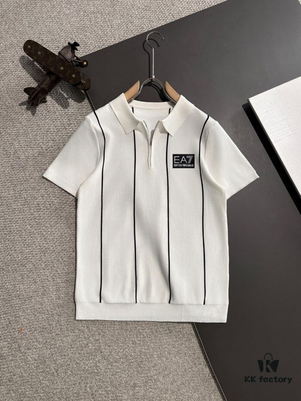 6931a4a3ccd8ab3d7af98ef0 High-Quality Armani 2025 Spring/Summer New Men's Collar Short-Sleeve T-Shirt