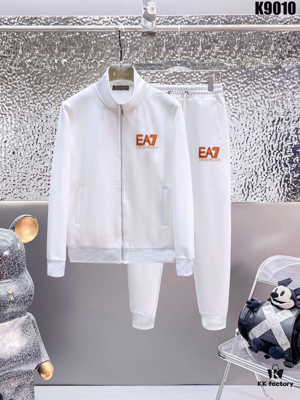 6931a4a4ccd8ab3d7af98f0b ARMANI Armani 2025 New Best-Selling Cardigan Sweatshirt Set, Premium Natural Roman Cotton, Full-Zip Comfort Fit Outfit for Plus Sizes