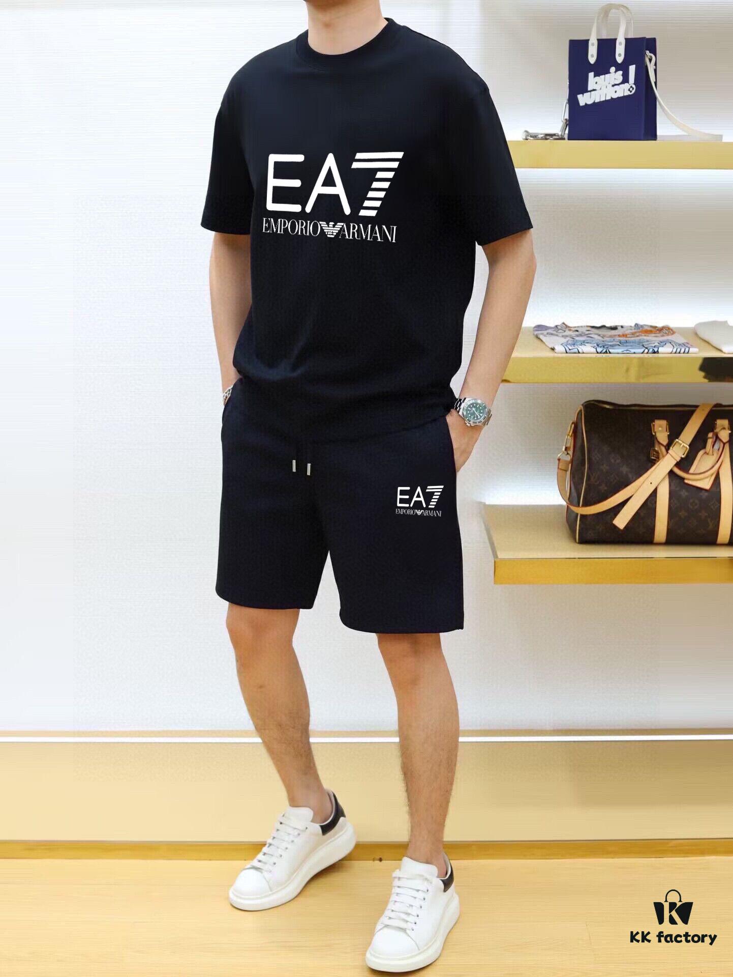 6931a4a5ccd8ab3d7af98f15 ARMANI 2025 New Men's Short Sleeve T-Shirt and Shorts Set! Official Website Synchronized Sales! High-End Version Available! Exquisitely Soft and Comfortable Fabric! Three-Dimensional Tailoring with Excellent Silhouette!