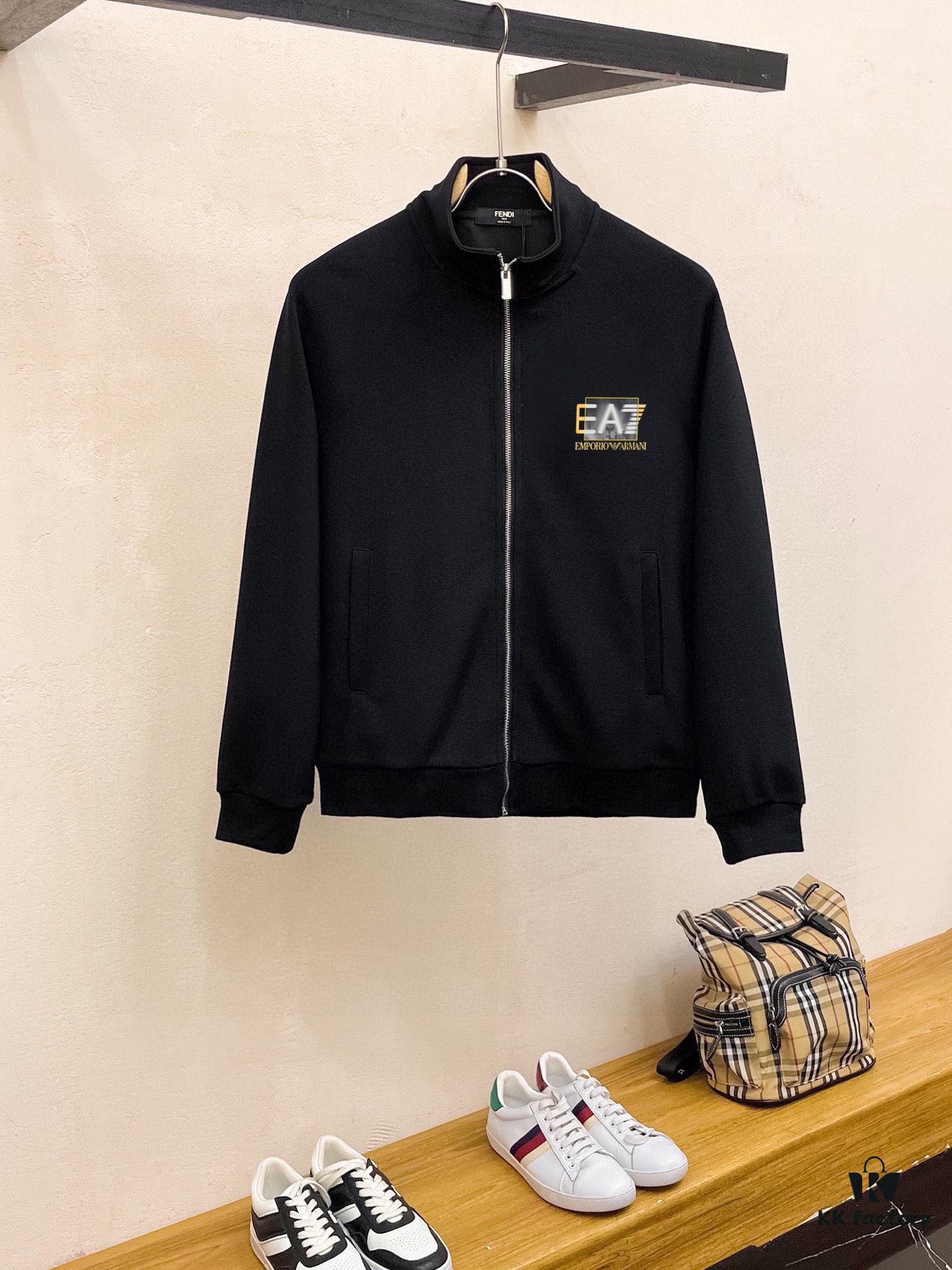 6931a4a9ccd8ab3d7af98f57 ARMANI 2025 New Arrival Cardigan Sweatshirt Set, 100% Premium Natural Roman Cotton, Elegant and Comfortable Unisex Fit