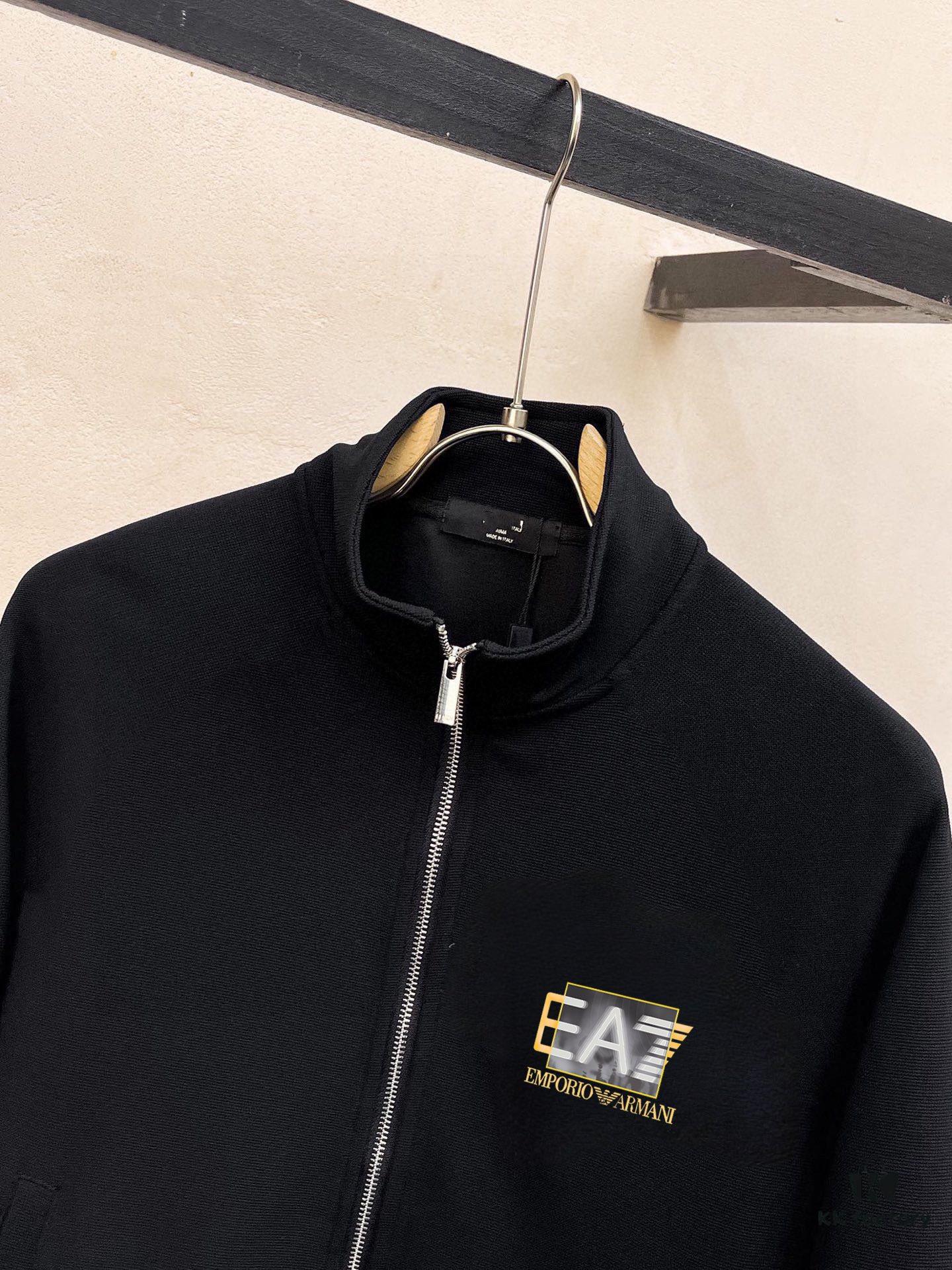 6931a4a9ccd8ab3d7af98f5a ARMANI 2025 New Arrival Cardigan Sweatshirt Set, 100% Premium Natural Roman Cotton, Elegant and Comfortable Unisex Fit