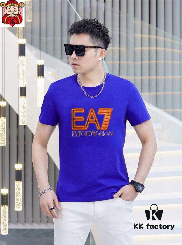 6931a4aaccd8ab3d7af98f5c Armani Men's Casual Short-Sleeve T-Shirt, 2025 Spring/Summer New Arrival, Premium Logo Craftsmanship, Imported Silk-Cotton Fabric, Stylish and Versatile Design