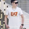 6931a4aaccd8ab3d7af98f5f Armani Men's Casual Short-Sleeve T-Shirt, 2025 Spring/Summer New Arrival, Premium Logo Craftsmanship, Imported Silk-Cotton Fabric, Stylish and Versatile Design