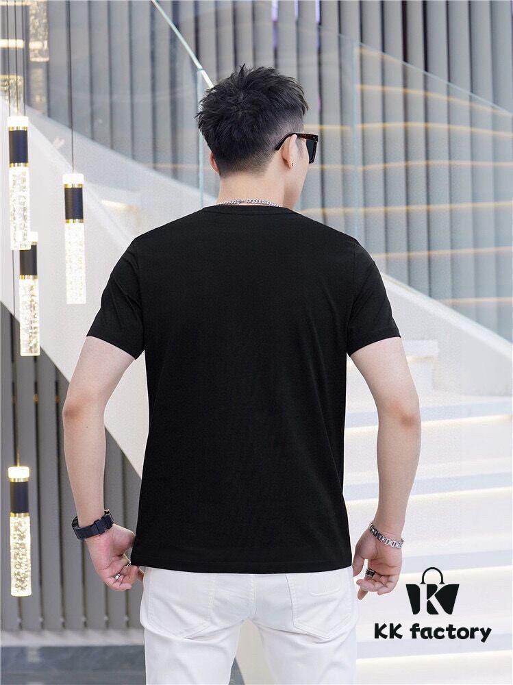 6931a4aaccd8ab3d7af98f64 Armani Men's Casual Short-Sleeve T-Shirt, 2025 Spring/Summer New Arrival, Premium Logo Craftsmanship, Imported Silk-Cotton Fabric, Stylish and Versatile Design