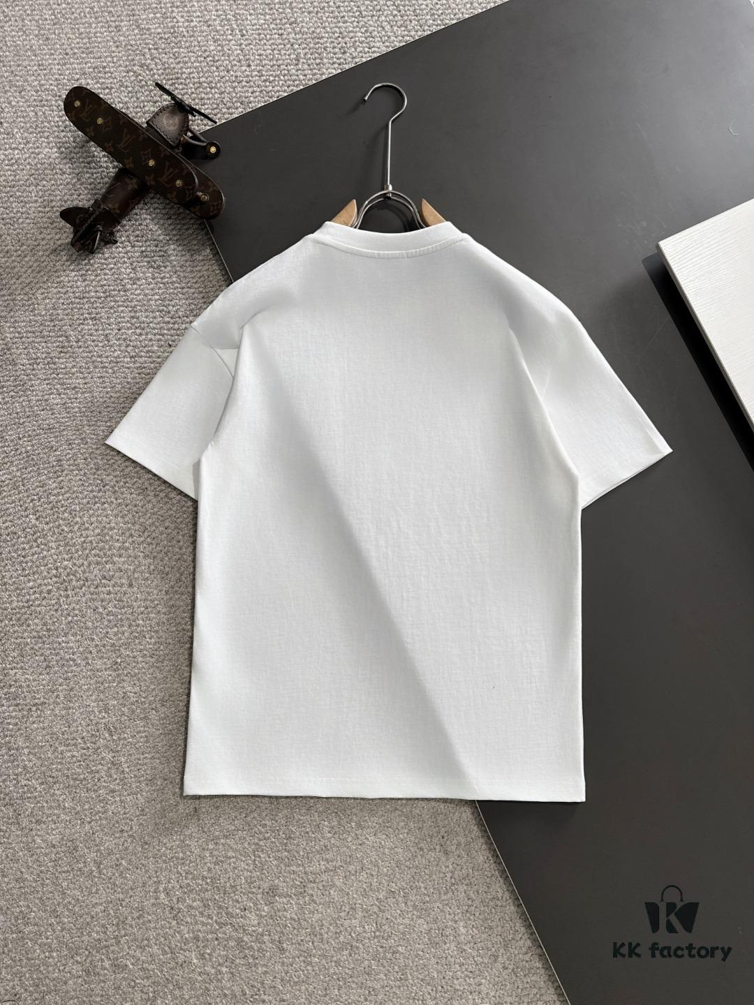 6931a4adccd8ab3d7af98f9a Armani 2025 Spring Collection Heavyweight 260g High-Density Short Sleeve Unisex Fashion Runway Piece (Premium Quality, Exclusive Design)