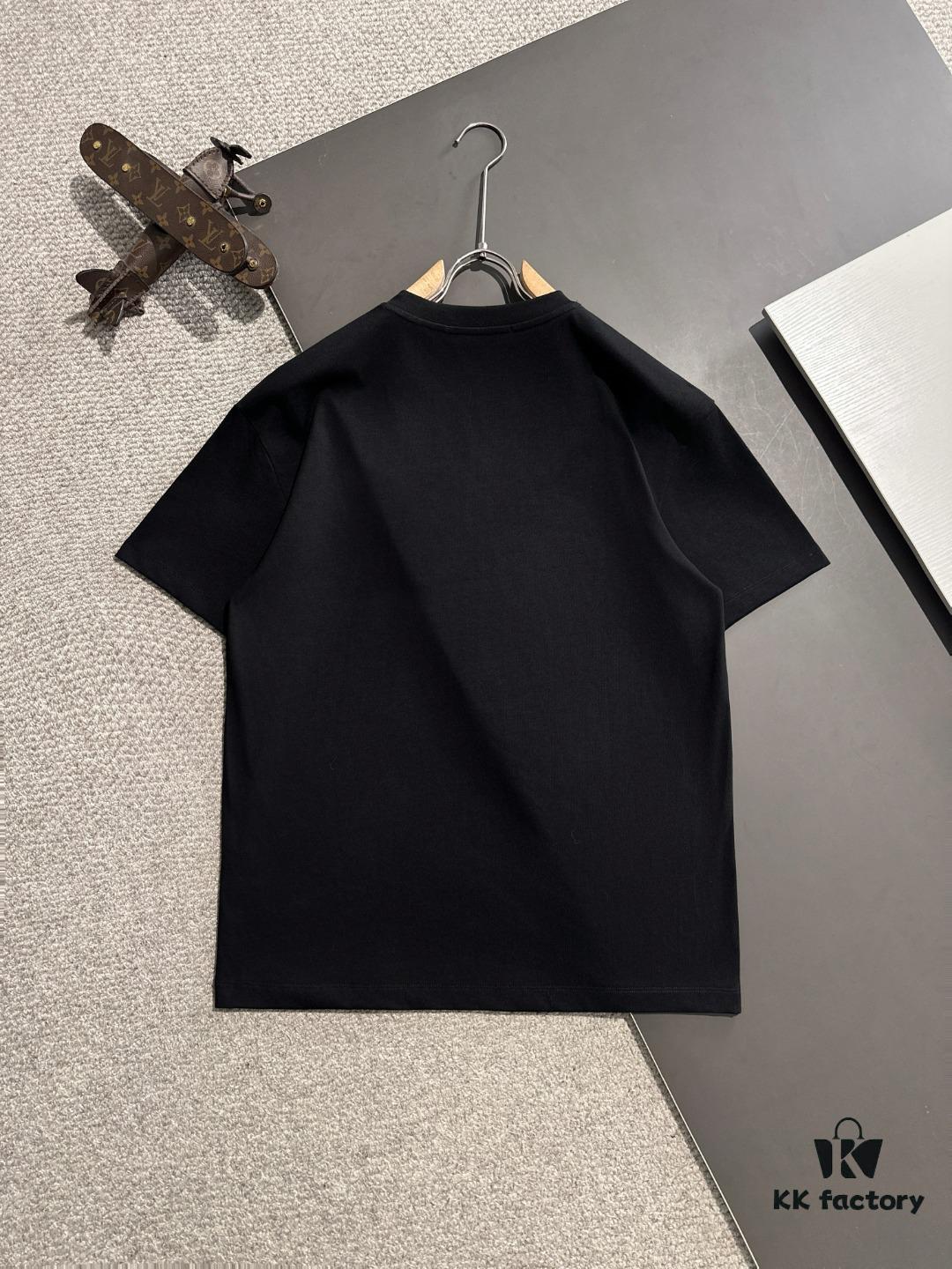 6931a4adccd8ab3d7af98fa3 Armani 2025 Spring Collection Heavyweight 260g High-Density Short Sleeve Unisex Fashion Runway Piece