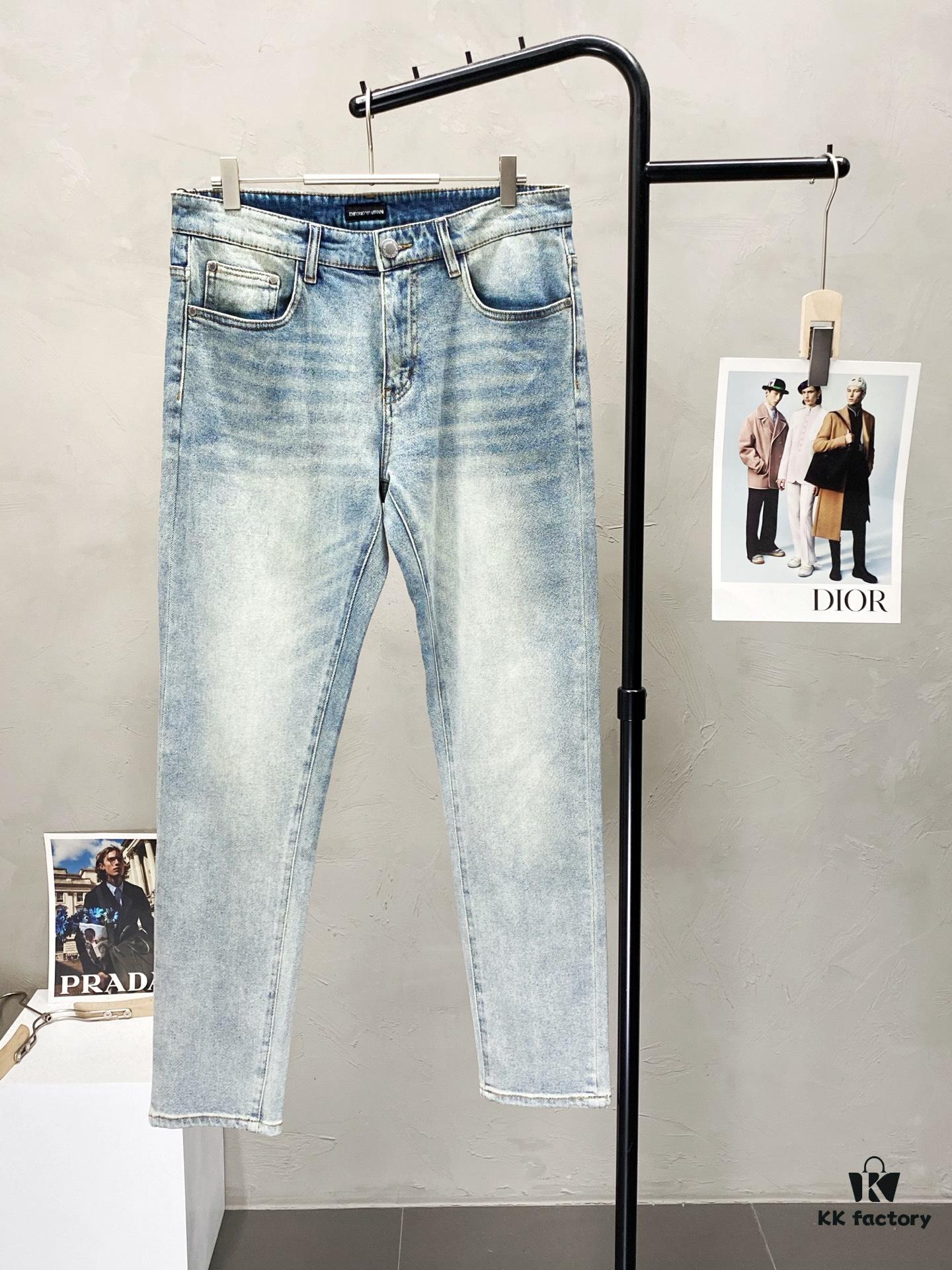 6931a4b2ccd8ab3d7af98ff3 ARMANI Men's Premium Casual Jeans, Exclusive New Arrival, High-End Version, Breathable Comfortable Fabric, Soft and Smooth Texture, Modern Relaxed Fit Design