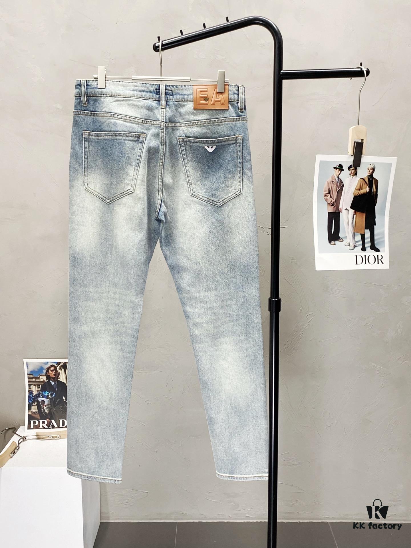 6931a4b2ccd8ab3d7af98ff4 ARMANI Men's Premium Casual Jeans, Exclusive New Arrival, High-End Version, Breathable Comfortable Fabric, Soft and Smooth Texture, Modern Relaxed Fit Design