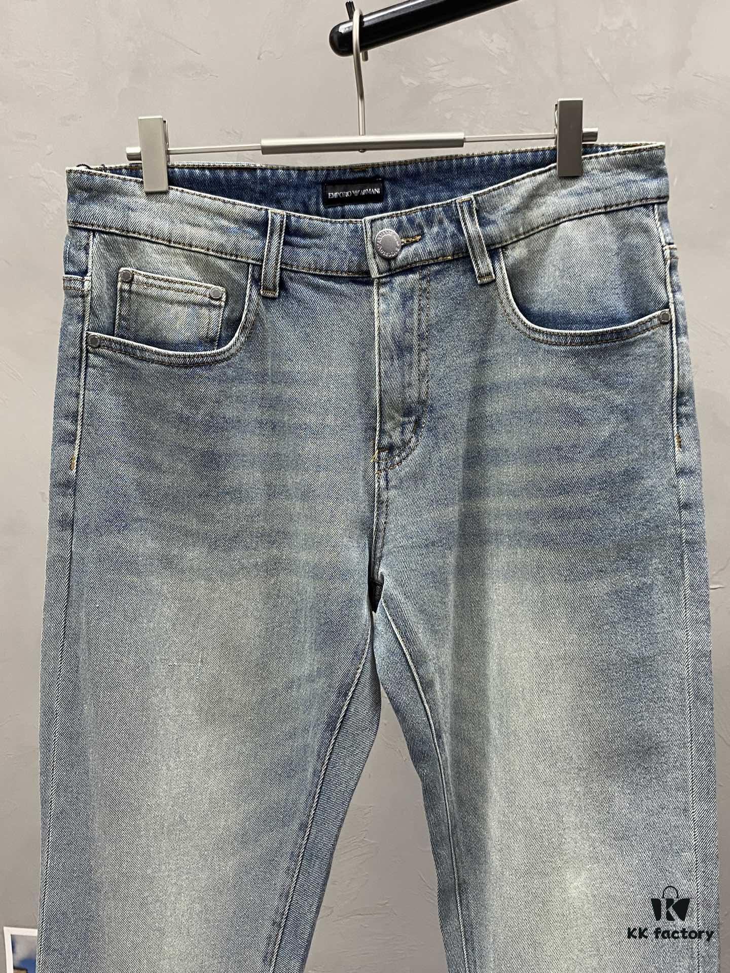 6931a4b2ccd8ab3d7af98ff5 ARMANI Men's Premium Casual Jeans, Exclusive New Arrival, High-End Version, Breathable Comfortable Fabric, Soft and Smooth Texture, Modern Relaxed Fit Design