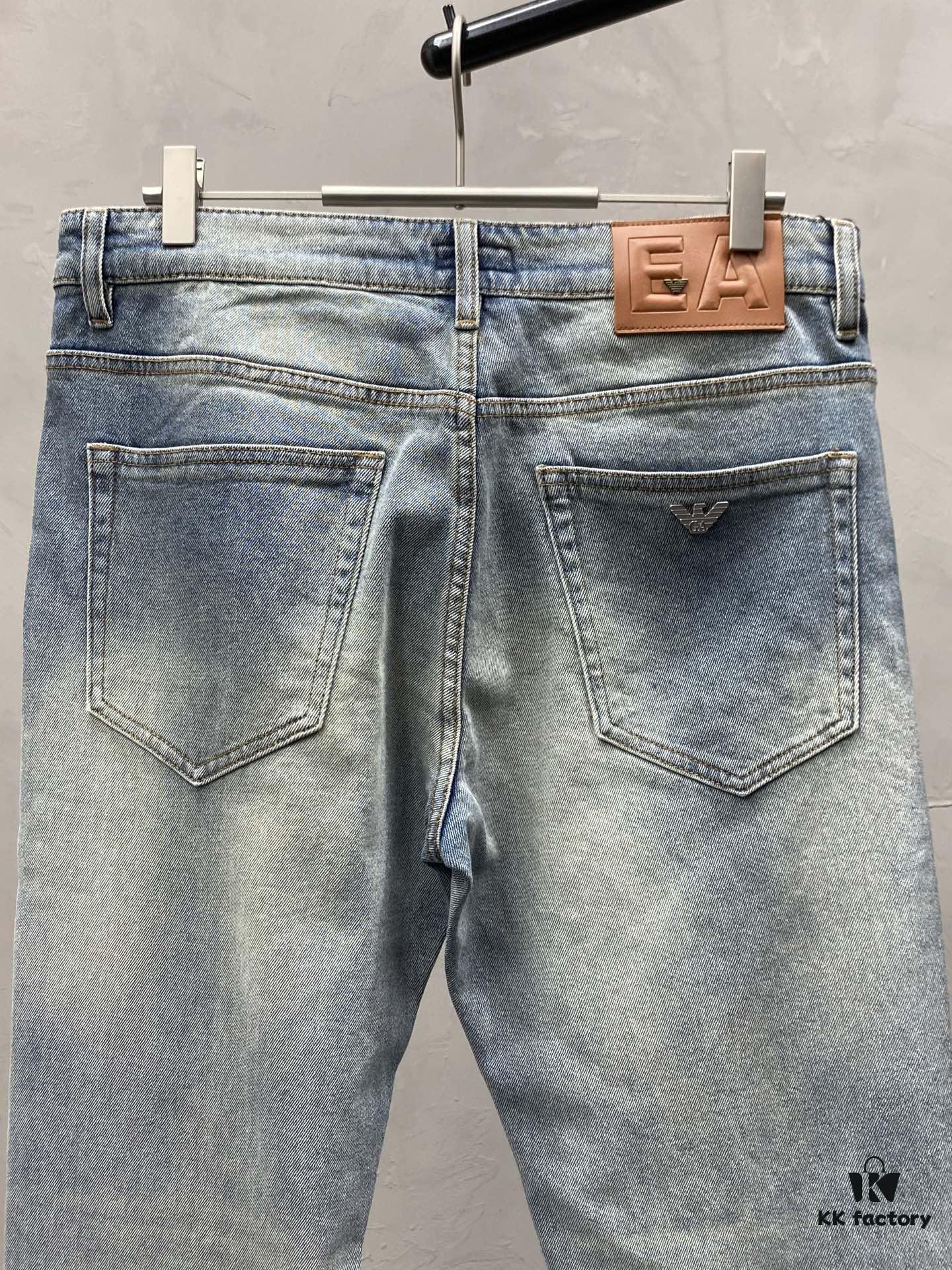 6931a4b2ccd8ab3d7af98ff6 ARMANI Men's Premium Casual Jeans, Exclusive New Arrival, High-End Version, Breathable Comfortable Fabric, Soft and Smooth Texture, Modern Relaxed Fit Design