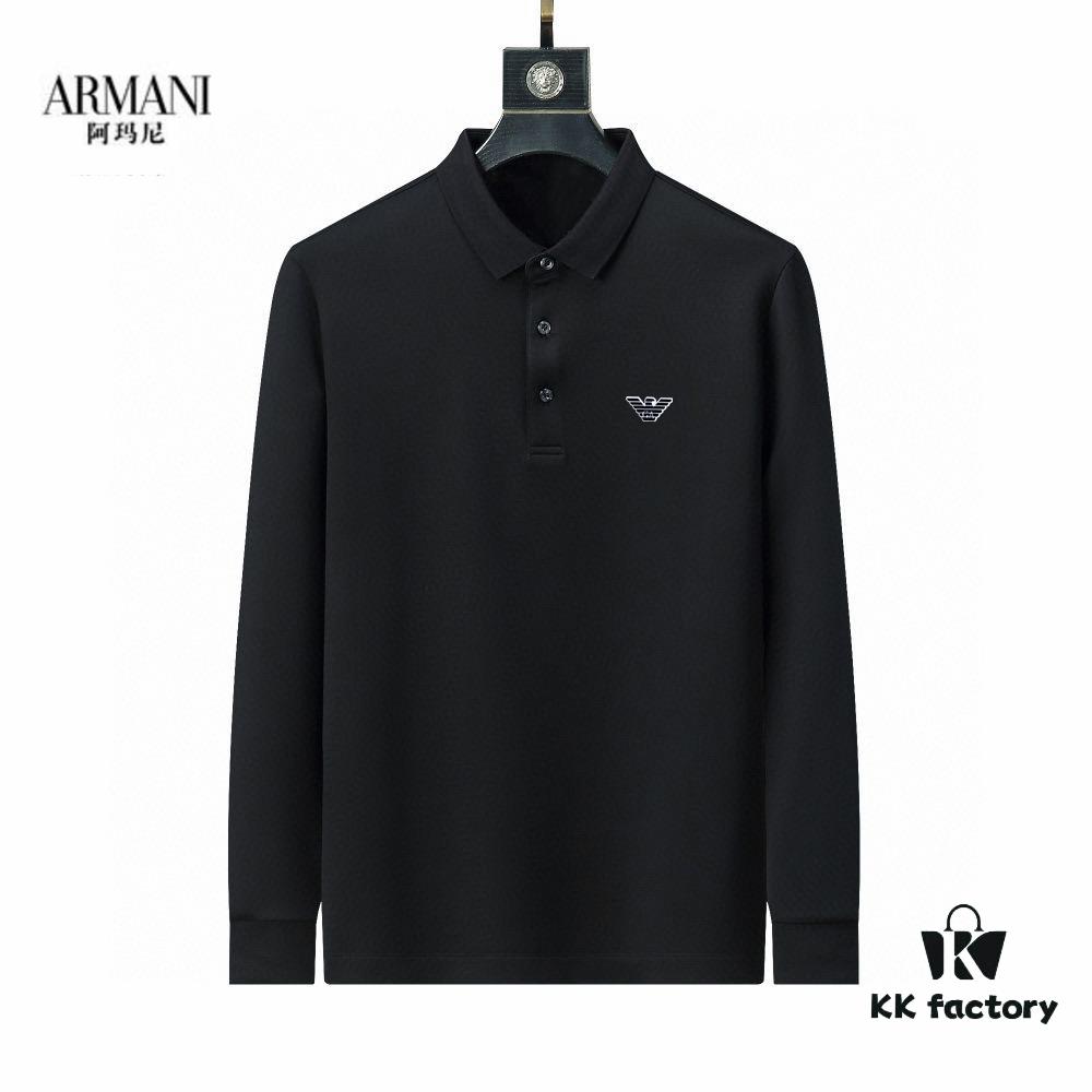 6931a4b3ccd8ab3d7af99007 Armani🔥 Latest Custom Tailored Collar Long Sleeve T-Shirt Polo