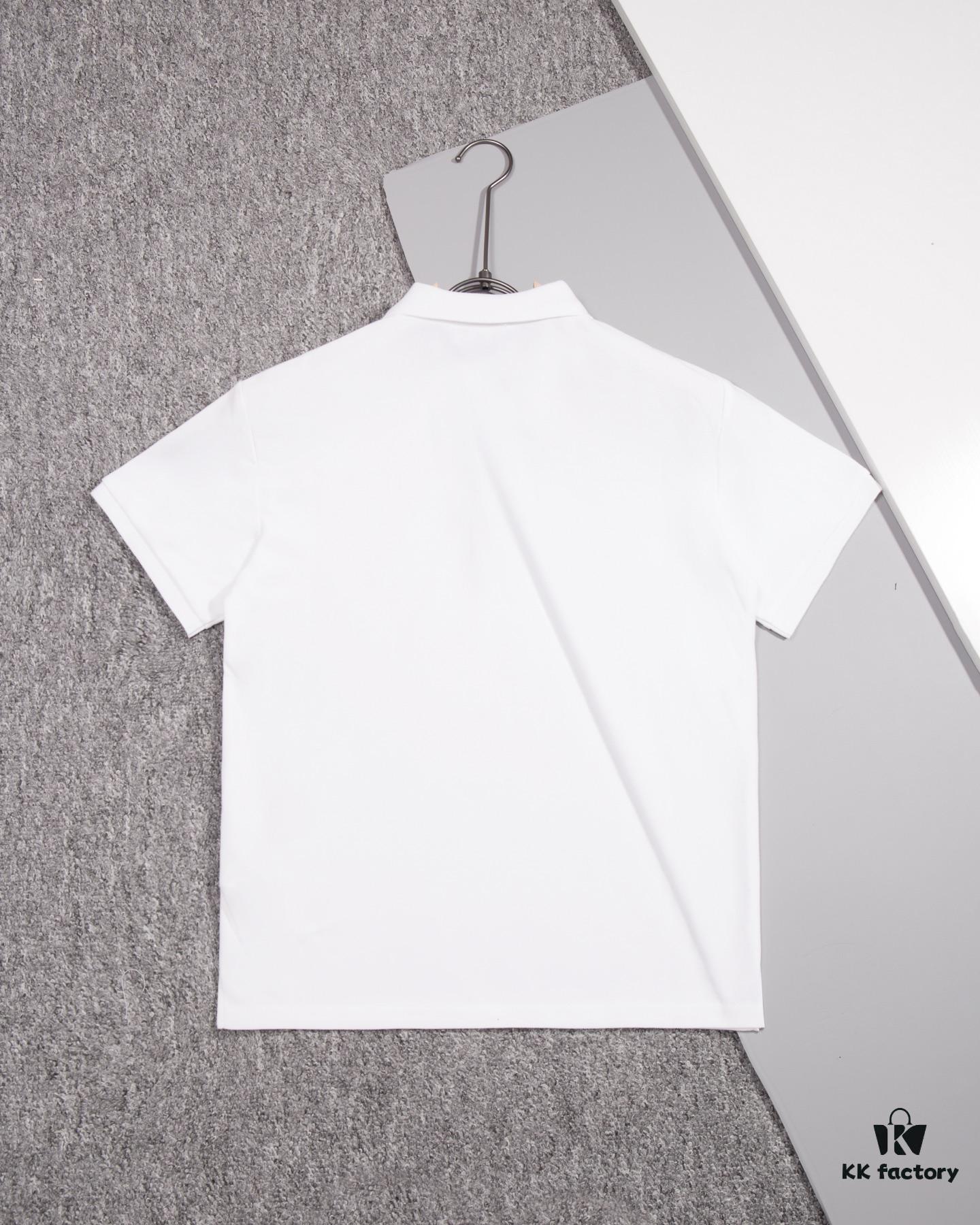 6931a4b4ccd8ab3d7af9900e ARMANI Men's and Women's Short-Sleeve Polo Shirt, Original Fabric, Official Same Style, Custom Dyed Fabric, Ultra Comfortable, Spring and Summer New Arrival, Fashionable and Versatile