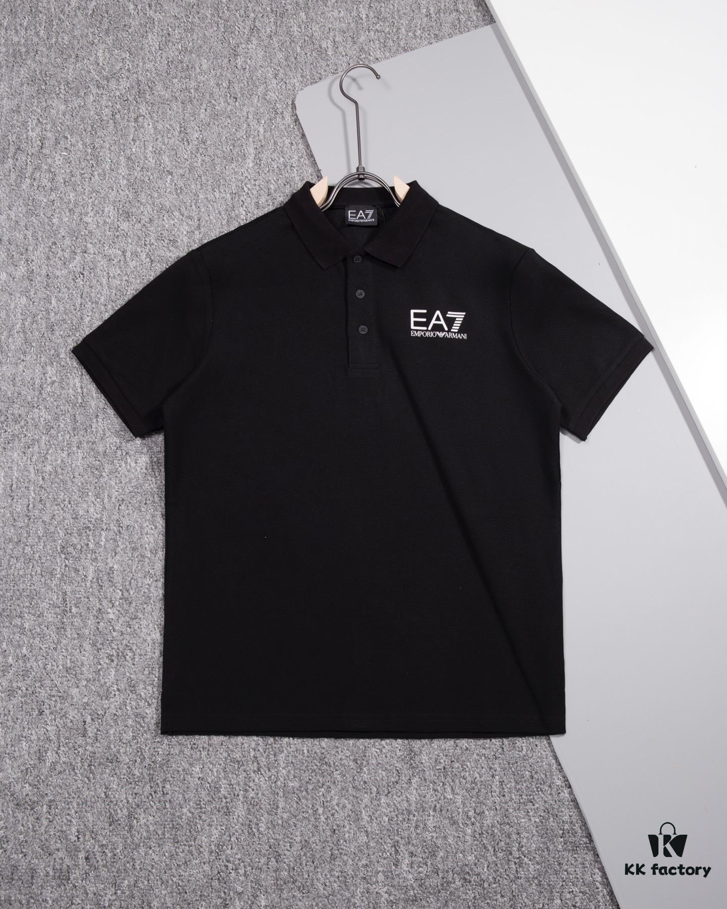 6931a4b4ccd8ab3d7af9901f ARMANI Men's and Women's Short-Sleeve Polo Shirt, Original Fabric, Official Same Style, Custom Dyed Fabric, Ultra Comfortable and Fashionable