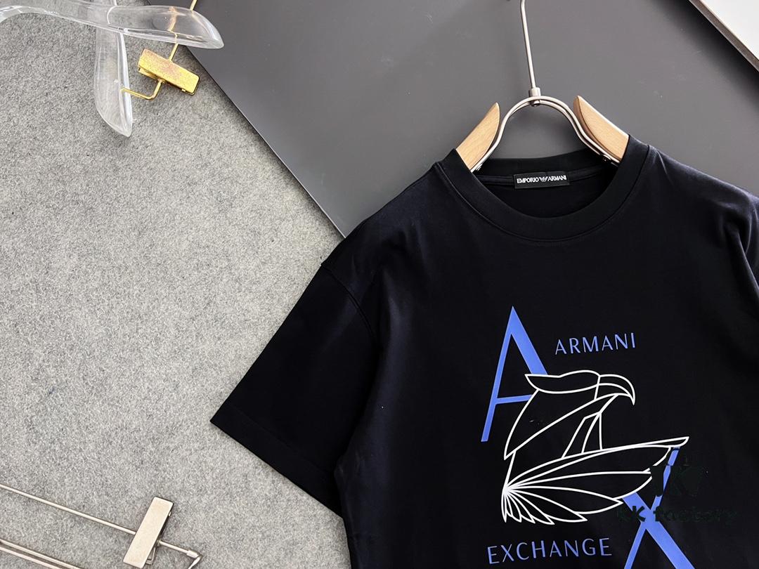 6931a4b6ccd8ab3d7af99039 ARMANI 2025 Latest Print Short Sleeve T-Shirt, High-Quality Cabinet Original Order, Top-Tier Craftsmanship with Imported Fabric