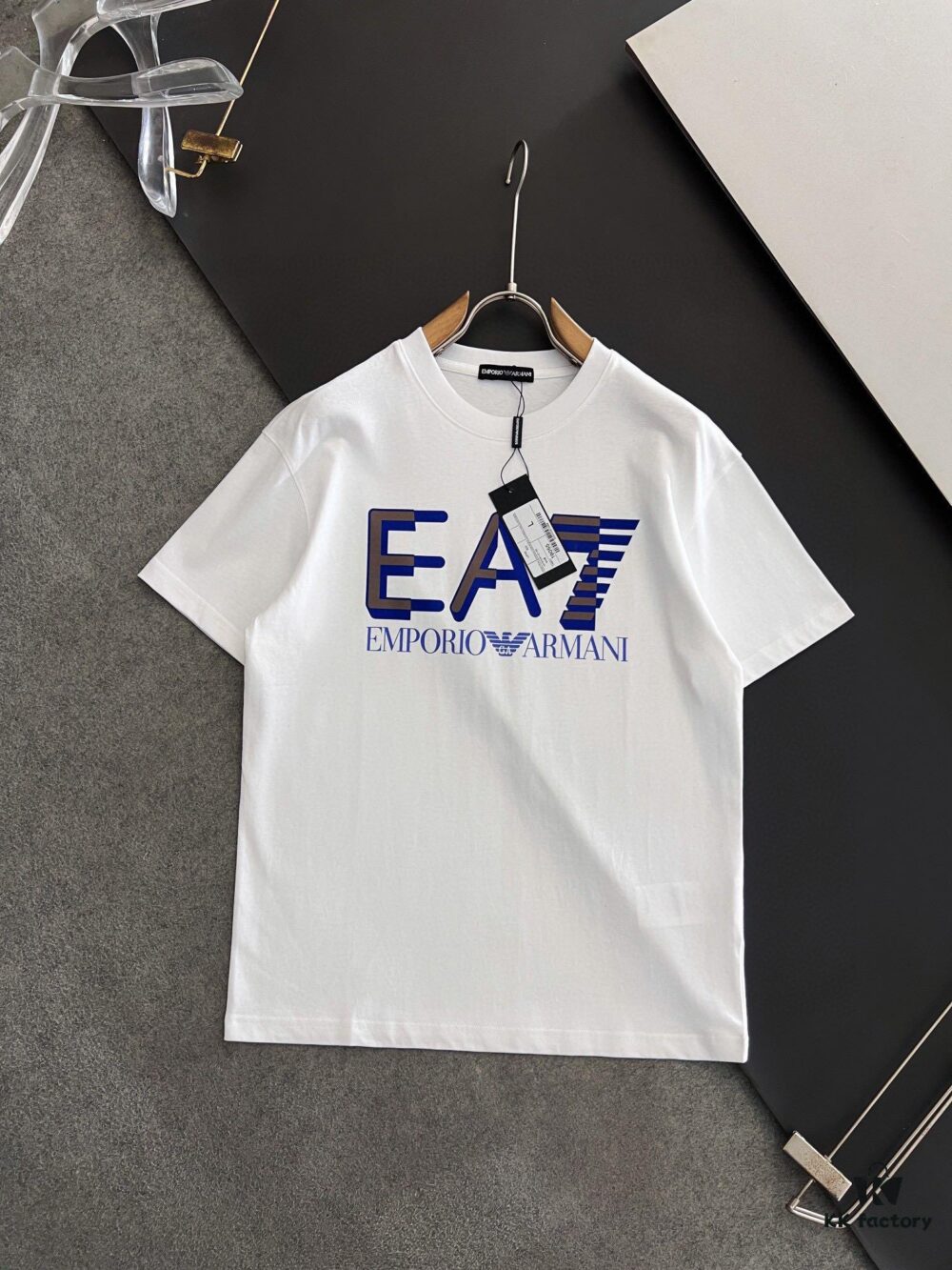 ARMANI 2025 Latest Print Short Sleeve T-Shirt, High-Quality Cabinet Original Order, Top-Grade Craftsmanship with Imported Fabric