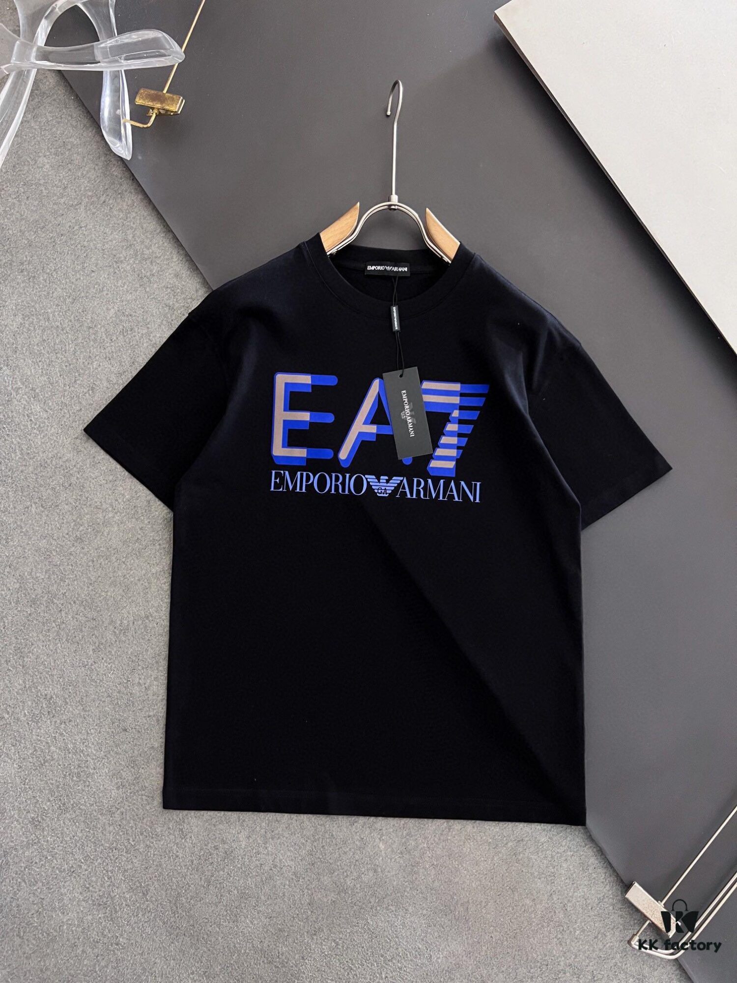 ARMANI 2025 Latest Print Short Sleeve T-Shirt, High-Quality Cabinet Original Order, Top-Grade Craftsmanship with Imported Fabric